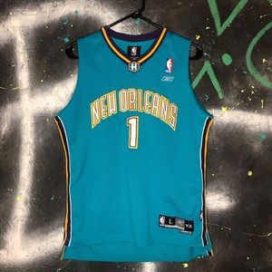 Vintage “Baron Davis” Reebok Hornets Jersey